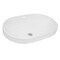 Ruvati 24 x 16 inch Semi-Recessed Drop-in Topmount Bathroom Sink Rectangular Ceramic with Overflow White RVB0923WH - alternate 1